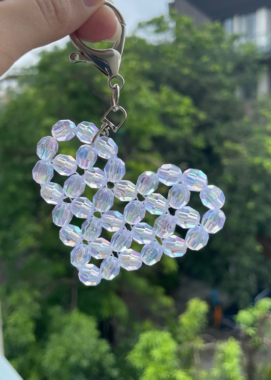 Heart Charm- White