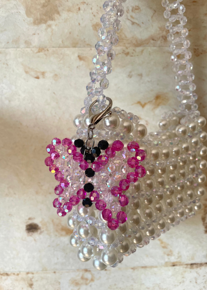 Butterfly Charm- Pink